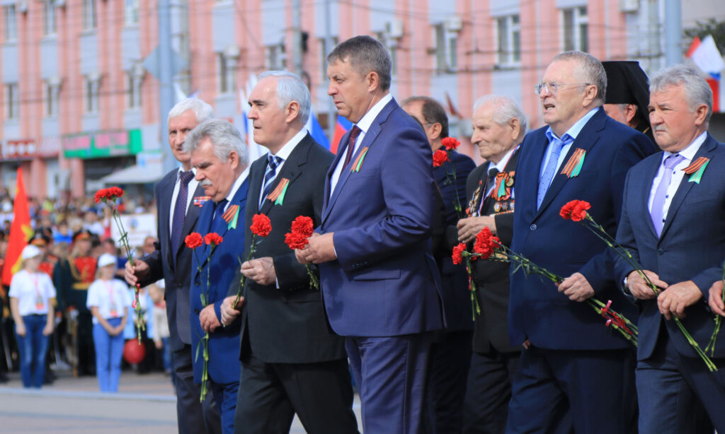 Владимир Жириновский во время праздничных мероприятий, посвященных 75-й годовщине освобождения Брянщины. 17 сентября 2018 года.